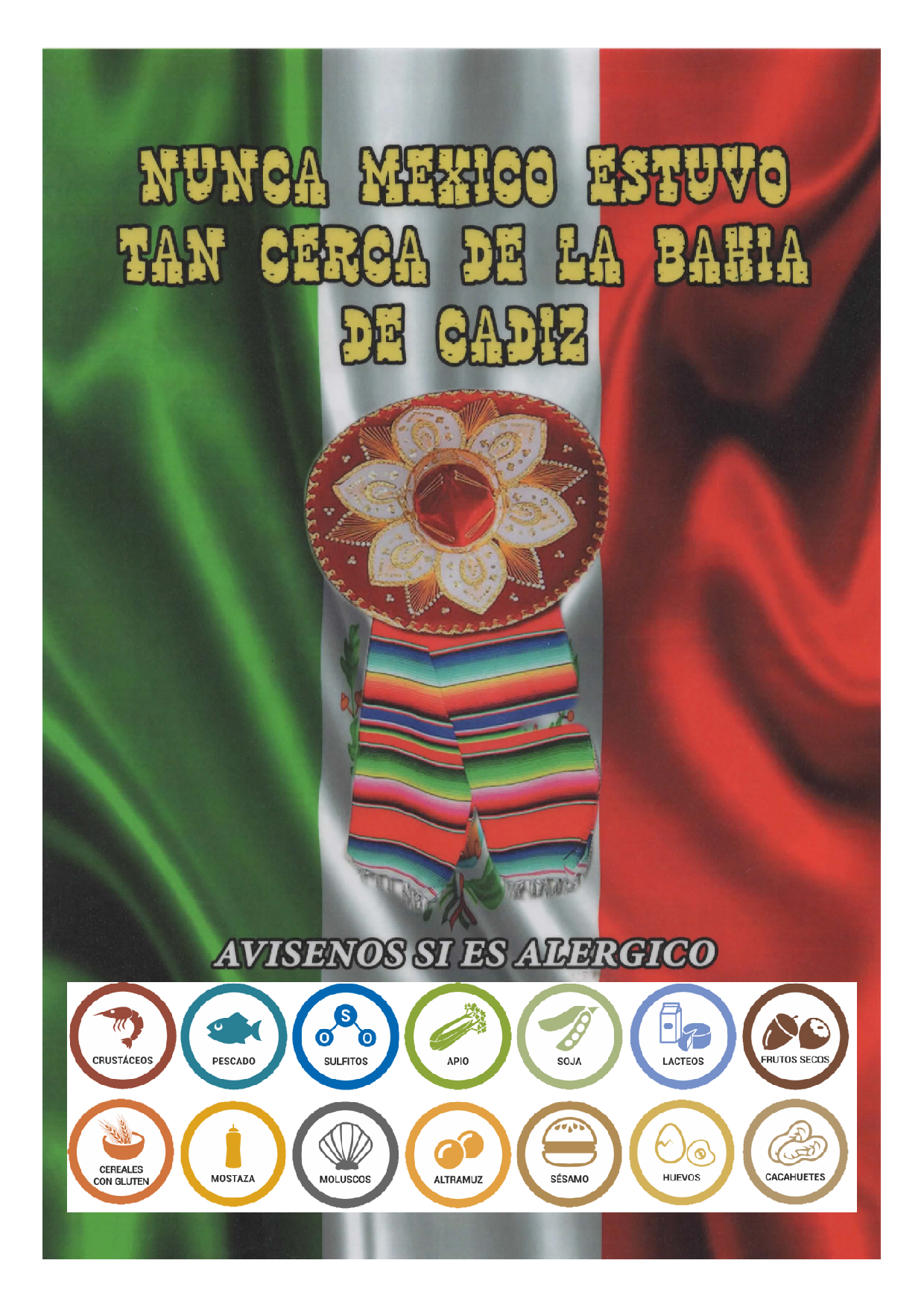 Carta de Restaurante Cantina Cantinflas — página 16