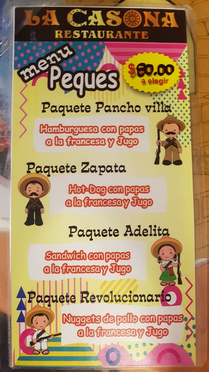 Carta de La Casona Restaurante — página 4
