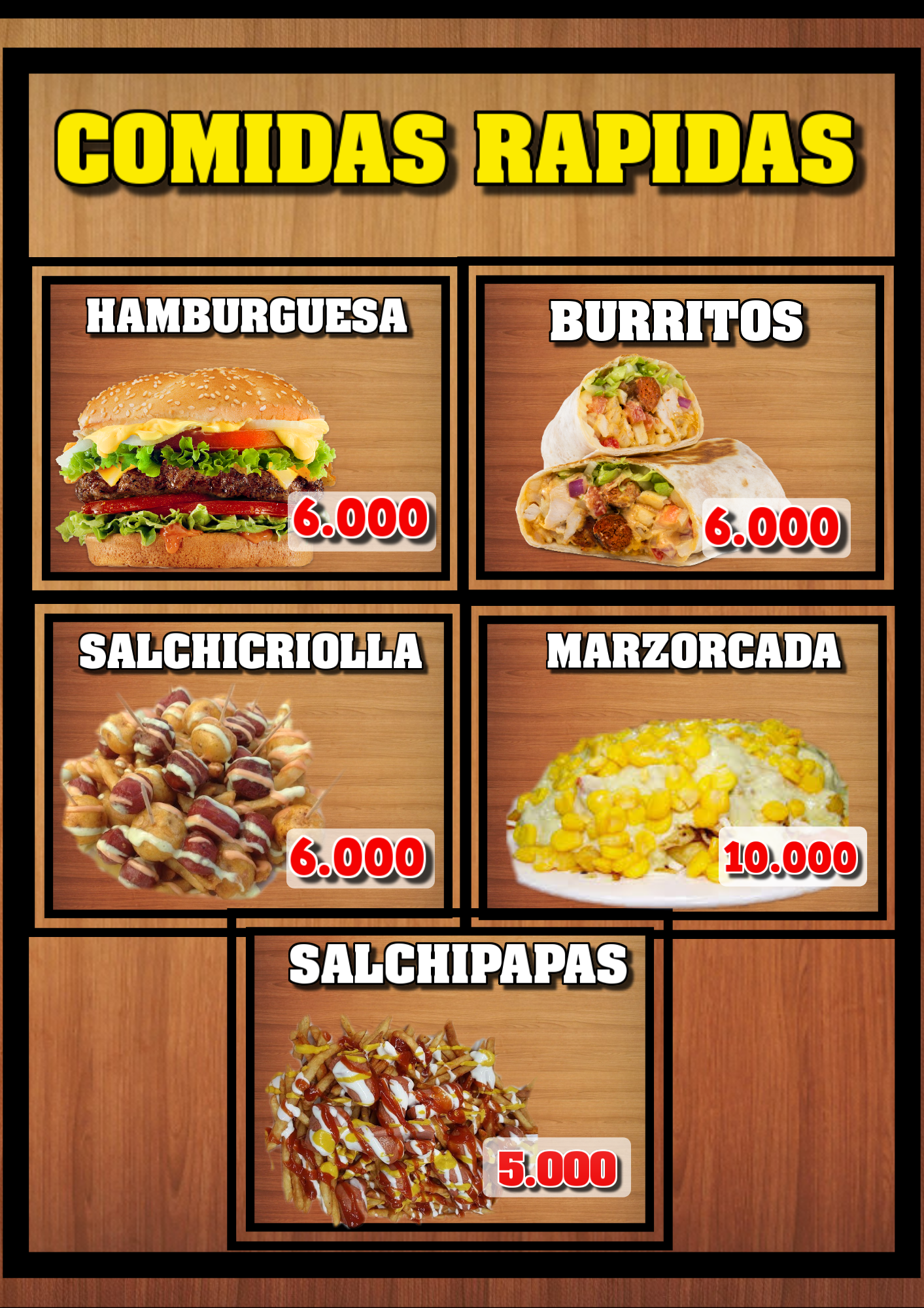 Carta de Arroz Paisa de la Abuela — página 5