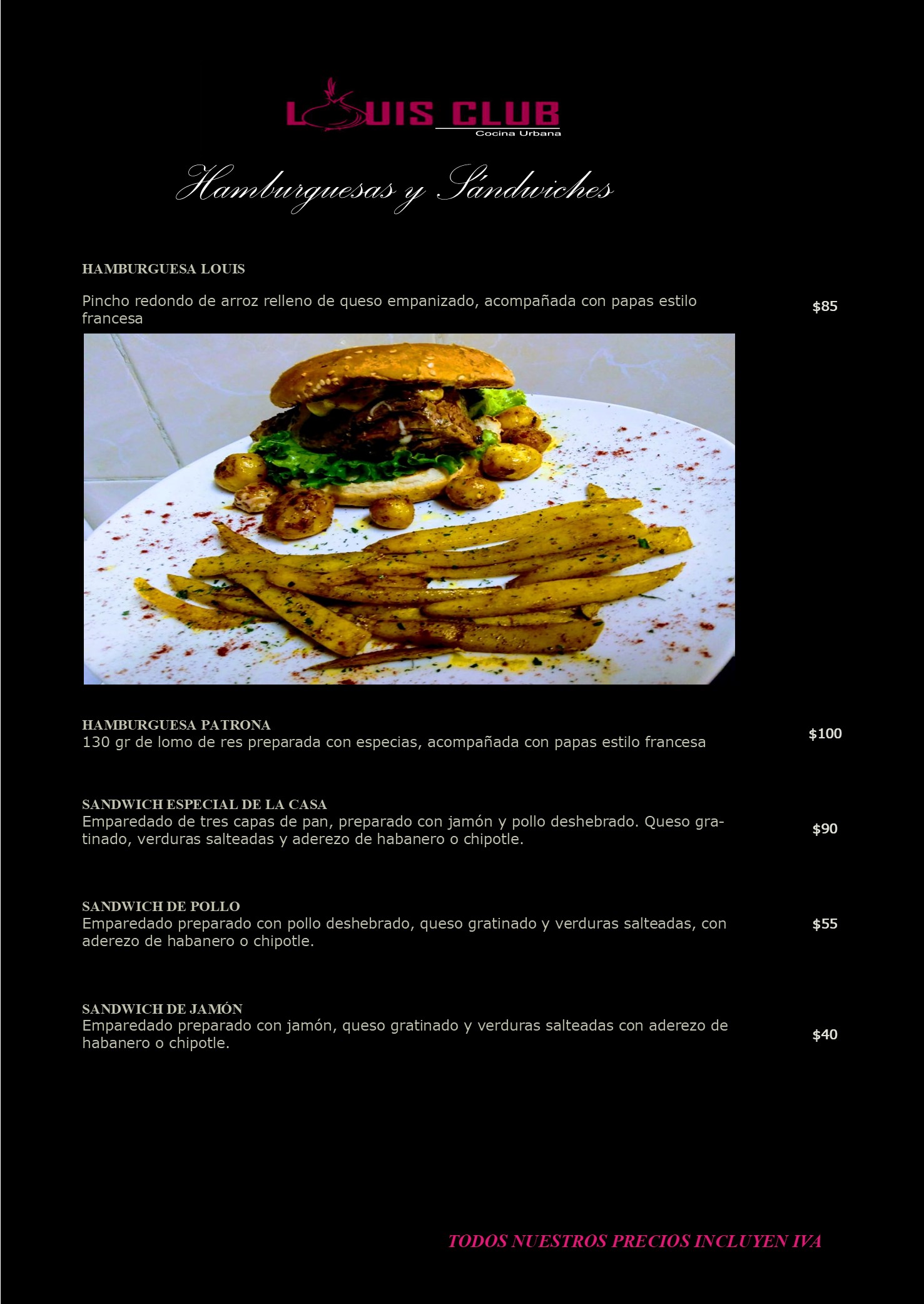 Carta de LOUIS CLUB — página 3