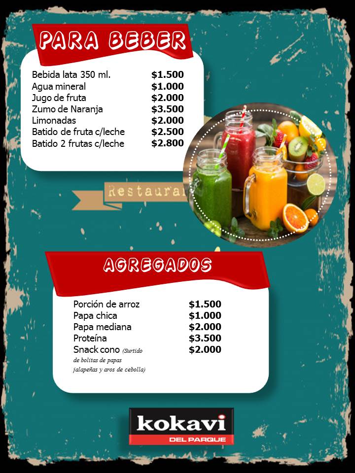 Carta de KOKAVI DEL PARQUE en ANTOFAGASTA, Antofagasta — página 3