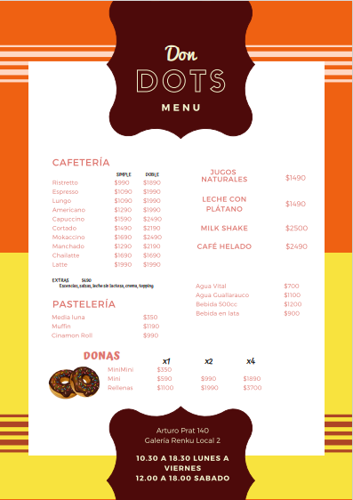 Carta de Don Dots en Rengo — página 1