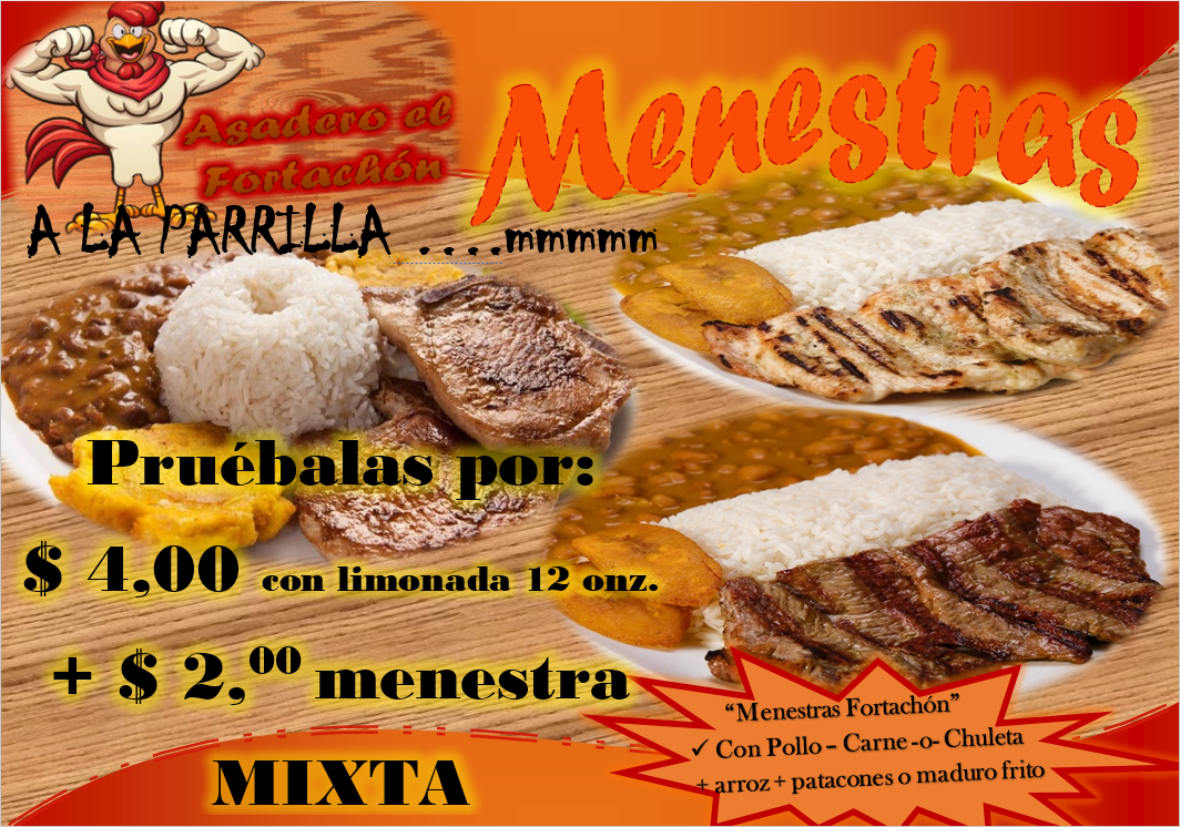 Carta de Restaurante Asadero El Fortachòn en quito, pichincha — página 4
