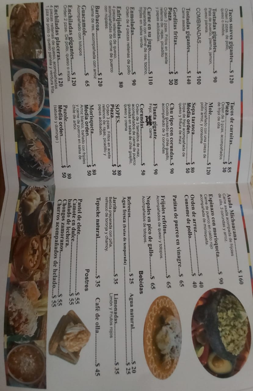 Carta de Rincon Tarasco en Centro — página 1