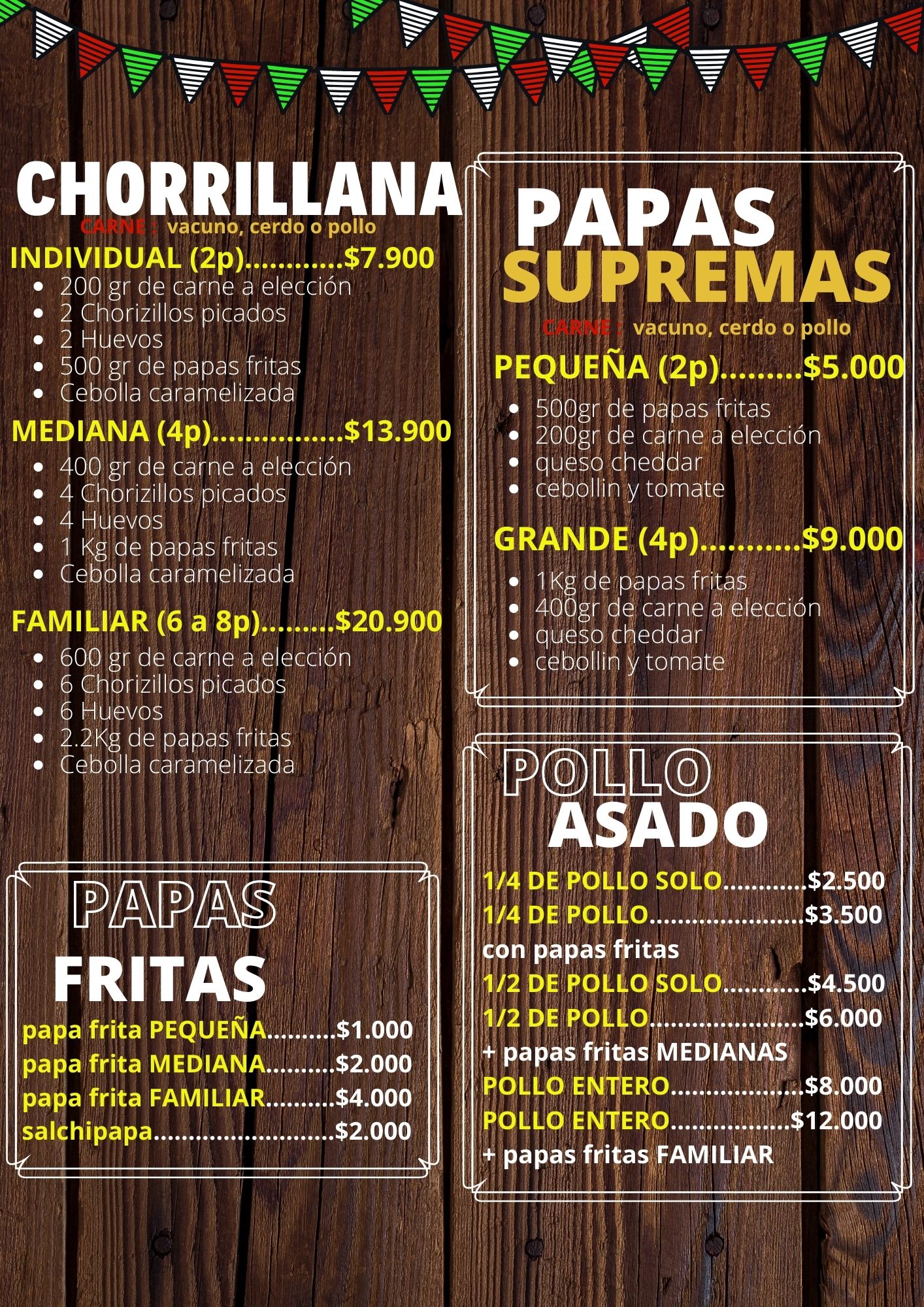 Carta de A La Plancha Es Otra Cosa en no — página 2