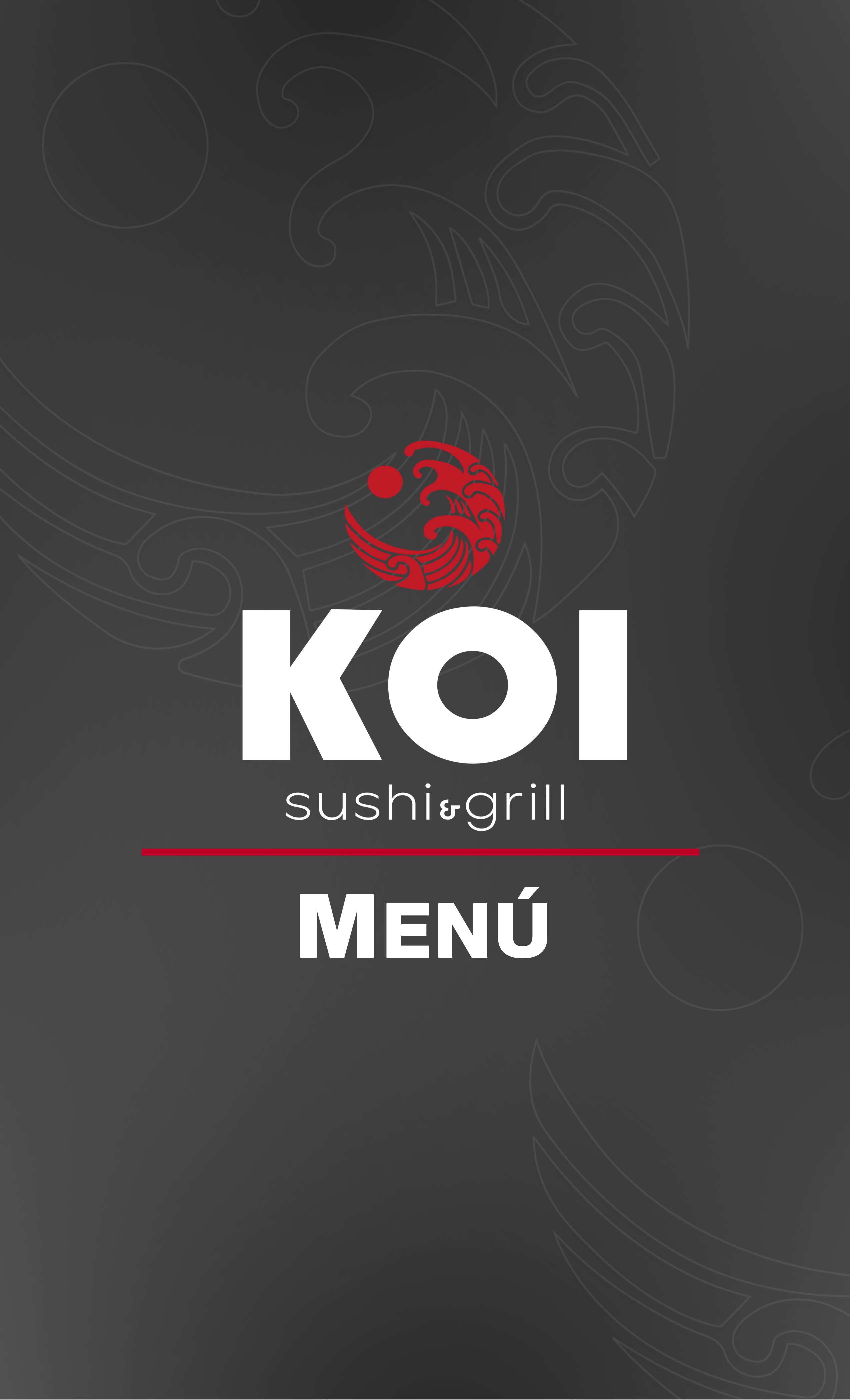 Carta de KOI SUSHI & GRILL en PUERTO PEÑASCO — página 1