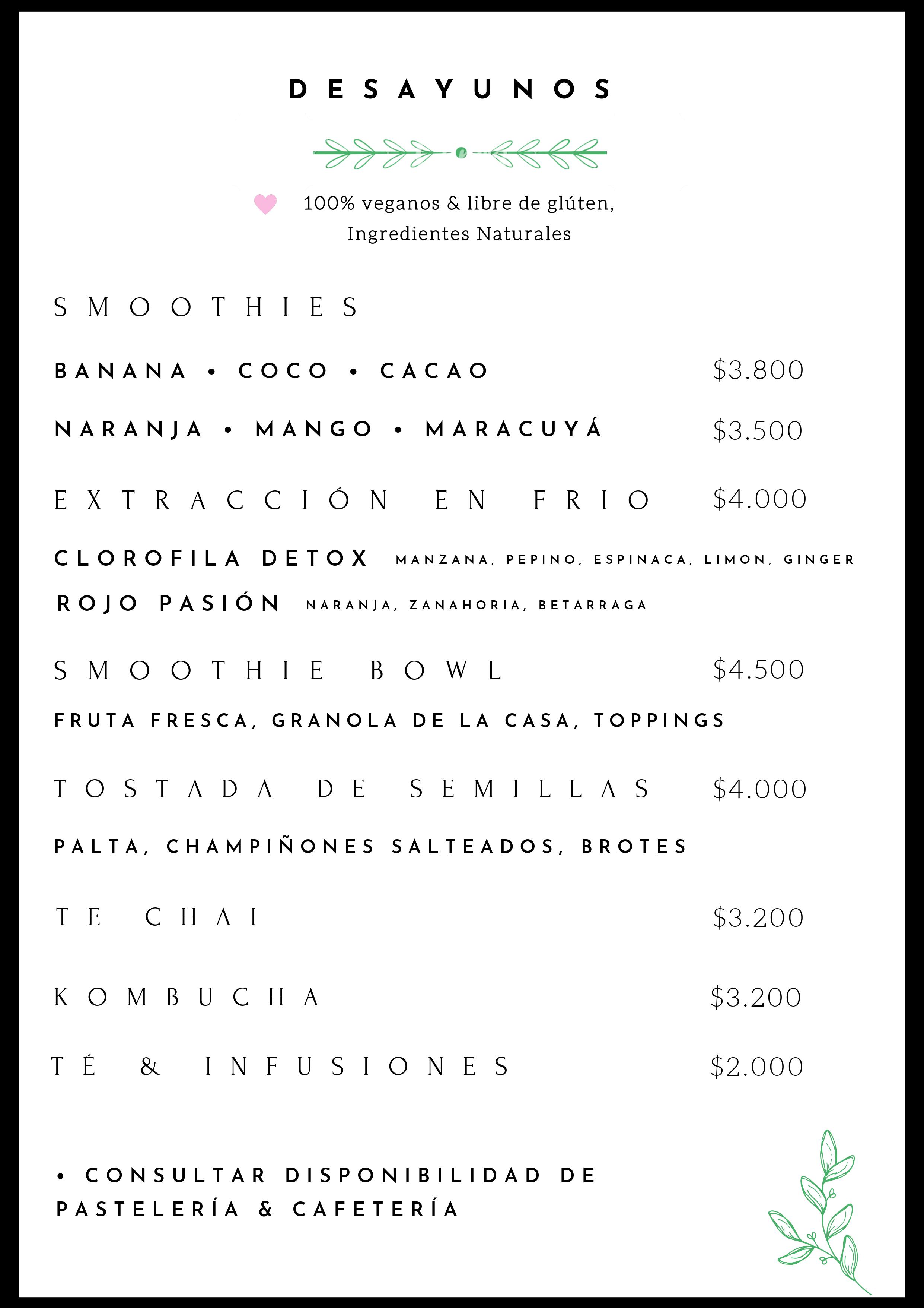 Cruda "Desayunos"