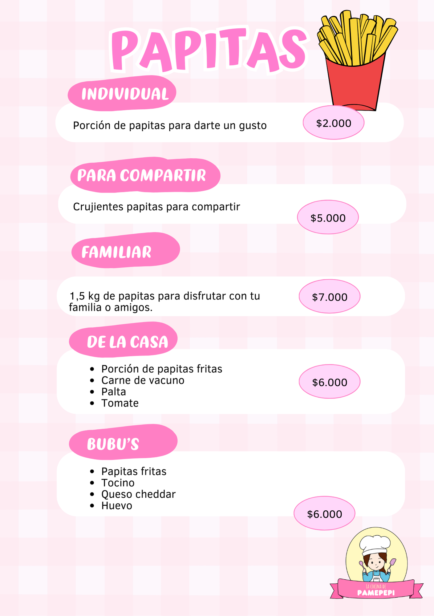 Carta de Pamepepi en Puerto Montt, Los Lagos — página 14