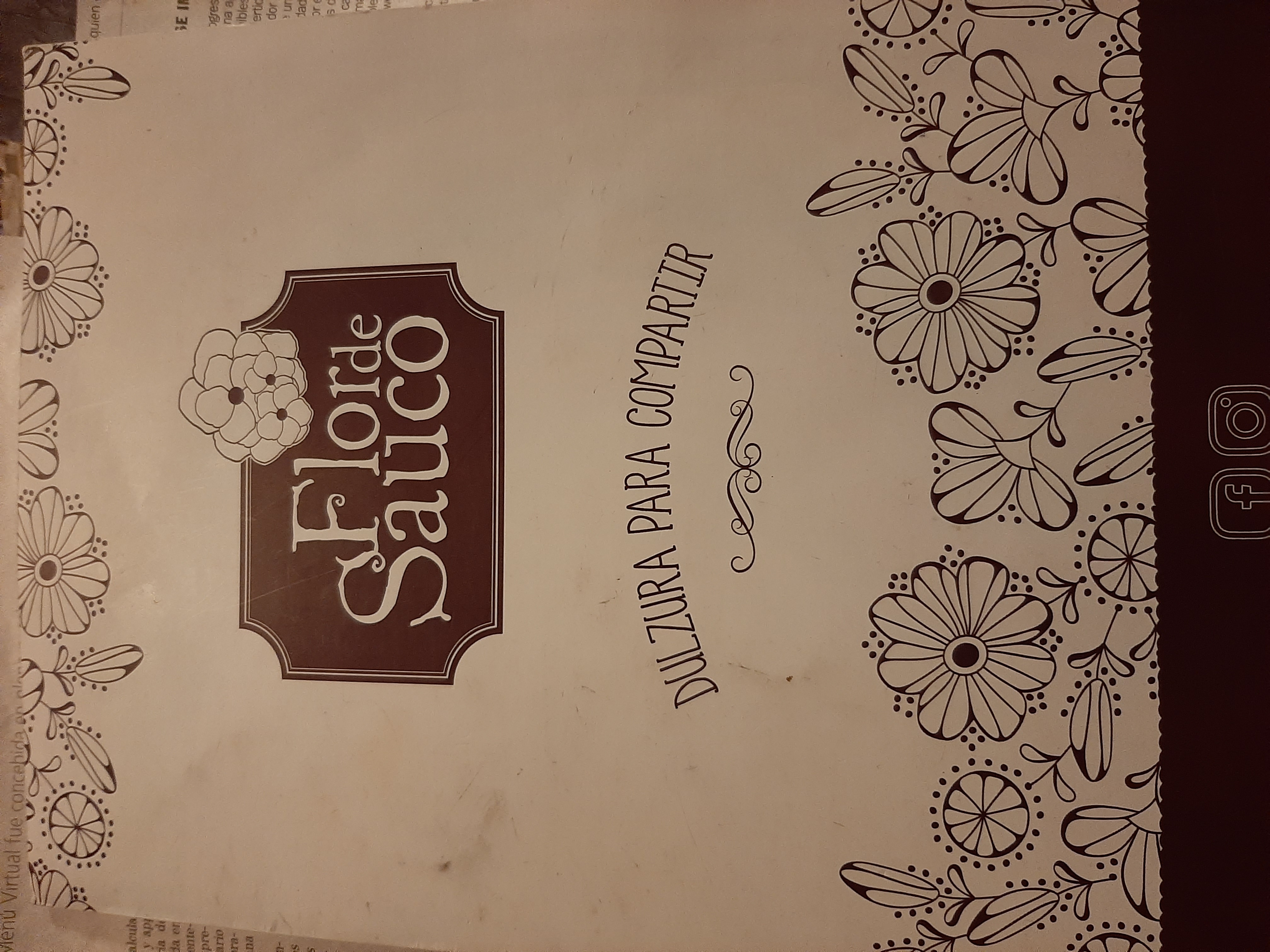 Carta de Flor de sauco — página 1