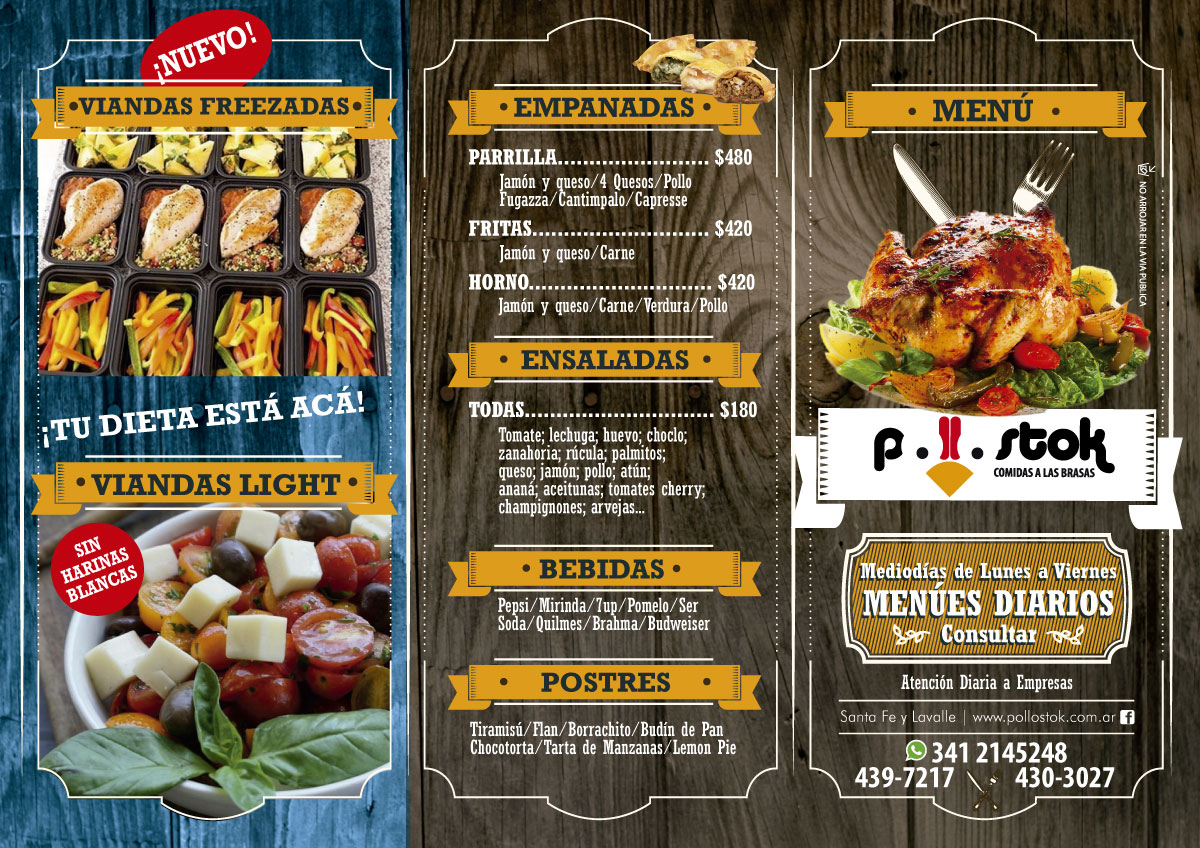 Carta de Pollo Stok — página 1